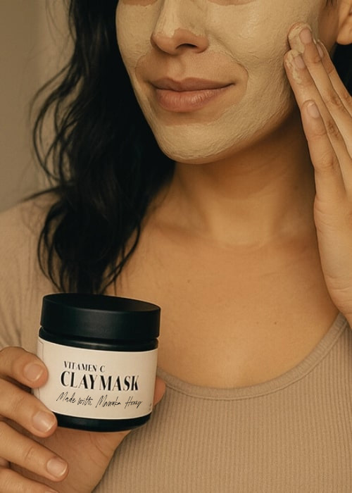 clay face mask
